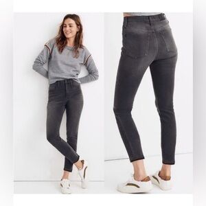 Madewell Women’s Gray Roadtripper Jeans, size 27P, cropped